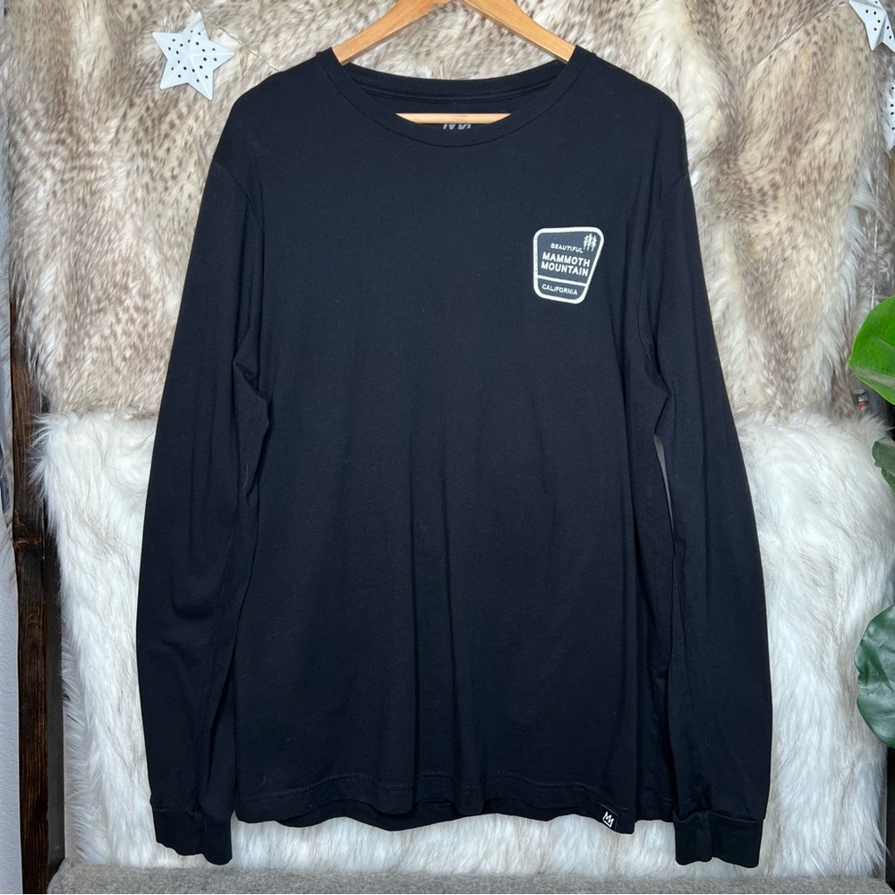 Mammoth Mountain Black Long Sleeve T-Shirt